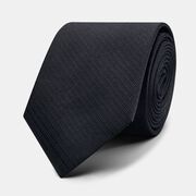 Mens Black Silk Tie